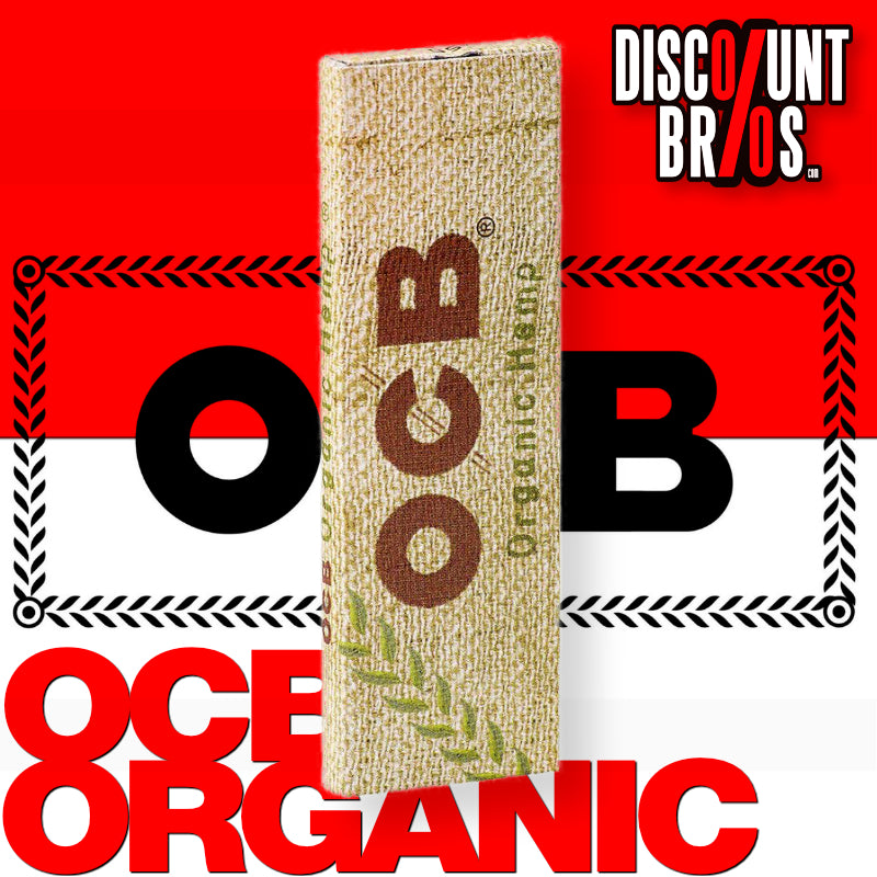 Ungebleichtes OCB BIO HEMP Unbleached Papers Zigarettenpapier 1 Heft à 50 Blatt