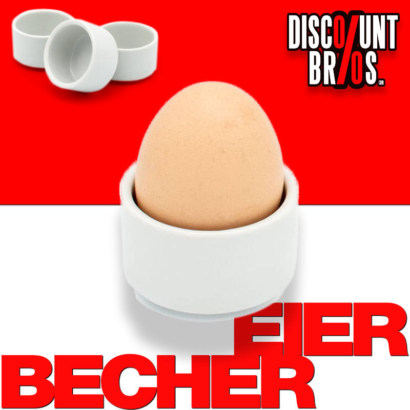 olivenholz-erleben | Eierbecher Porzellan, stapelbar | gefertigt in Deutschland