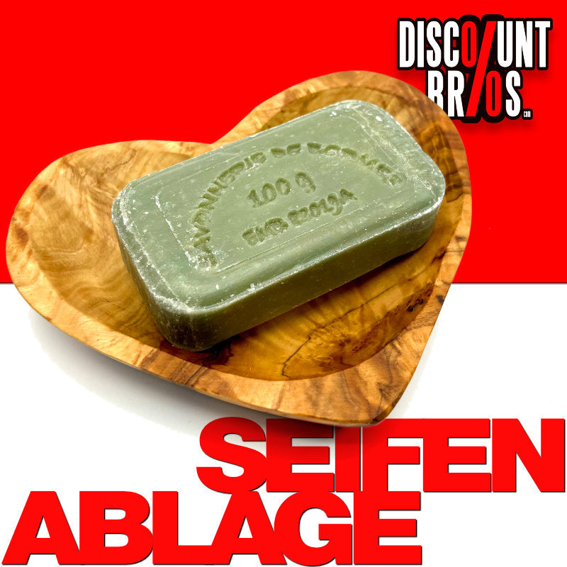 olivenholz-erleben | Seifenschale Herzform aus Olivenholz | gefertigt in Deutschland