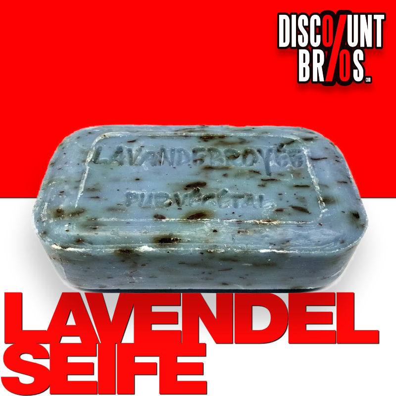 olivenholz-erleben | Handgemachte Seife 100 g rein pflanzlich Duft "Lavendel"