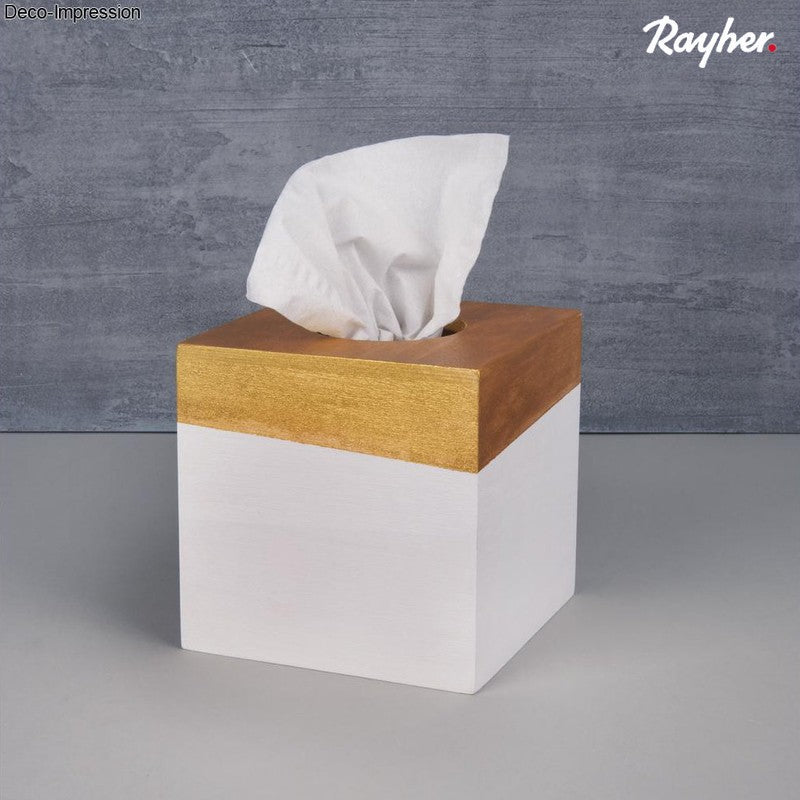 Tücherbox Tissues Box WÜRFEL KOSMETIKTÜCHERBOX aus unbehandeltem FSC-Holz zum dekorieren