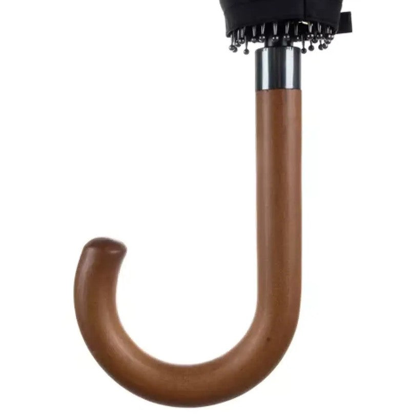 Schwarzer XXL REGENSCHIRM Regierungsschirm mit Automatiköffnung Ø145cm