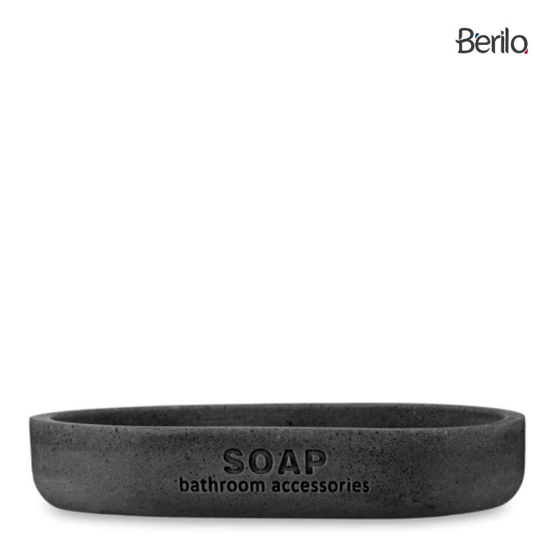 Seifenablage SEIFENSCHALE mit Bambuseinlage und Bambusharz MINT oder SCHWARZ