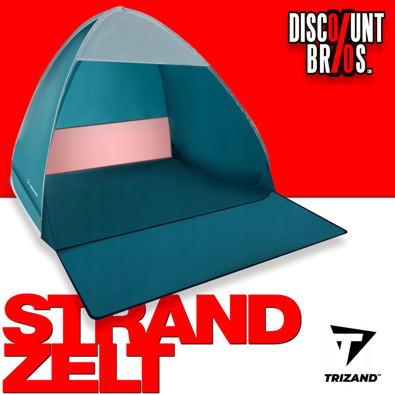 Strandmuschel Pop-up STRAND-ZELT für zwei Personen von Trizand