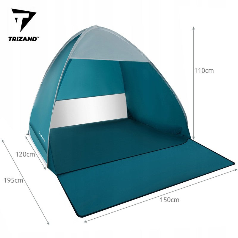 Strandmuschel Pop-up STRAND-ZELT für zwei Personen von Trizand