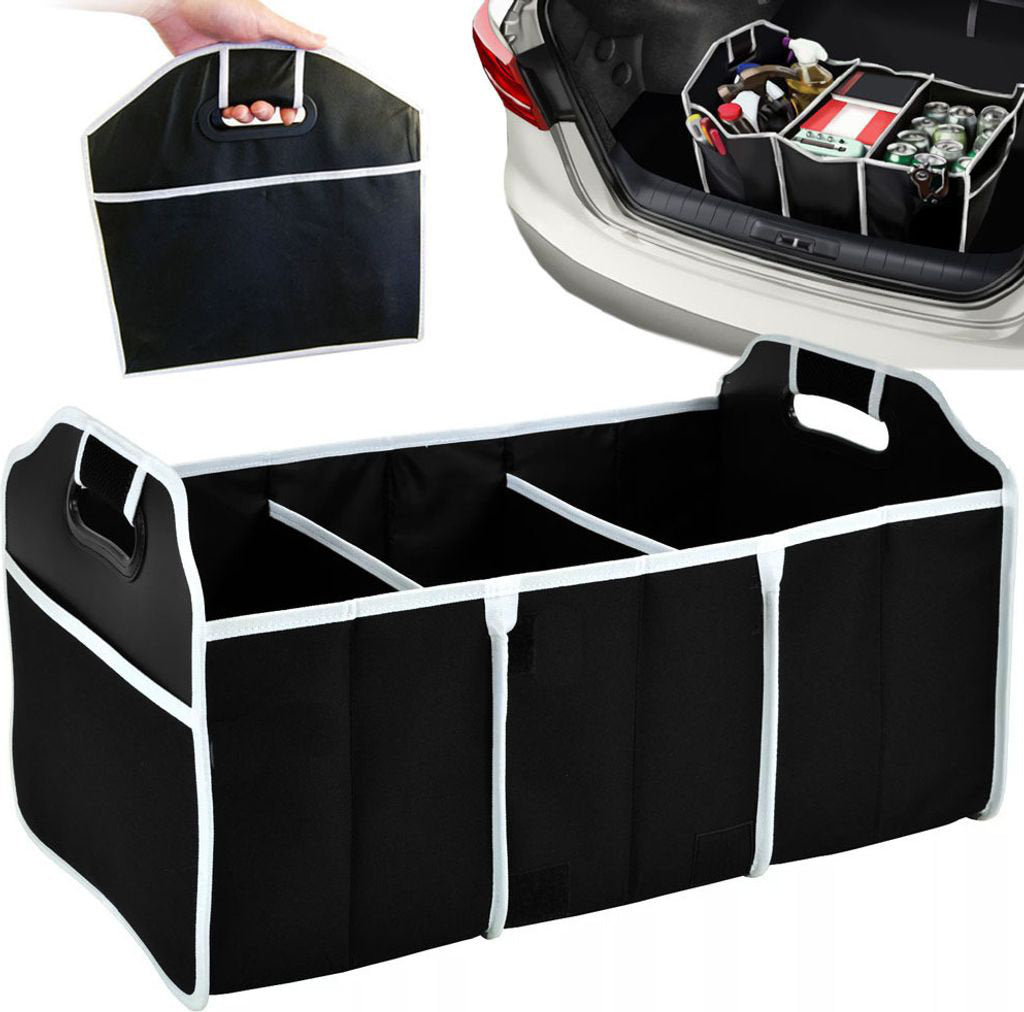 VERK 15194 faltbarer Kofferraum-Organizer 58 × 32,5 × 32,5 cm