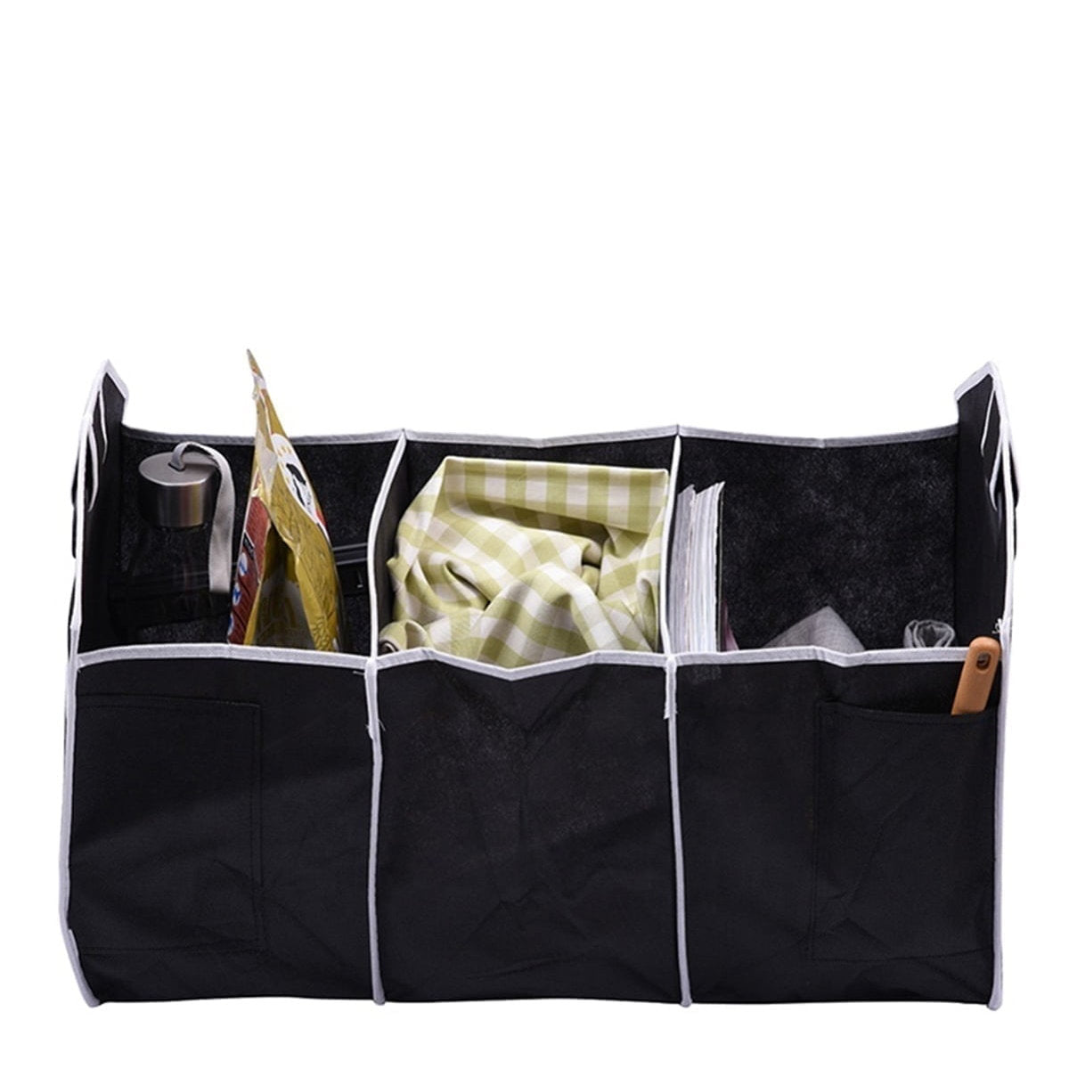 VERK 15194 faltbarer Kofferraum-Organizer 58 × 32,5 × 32,5 cm