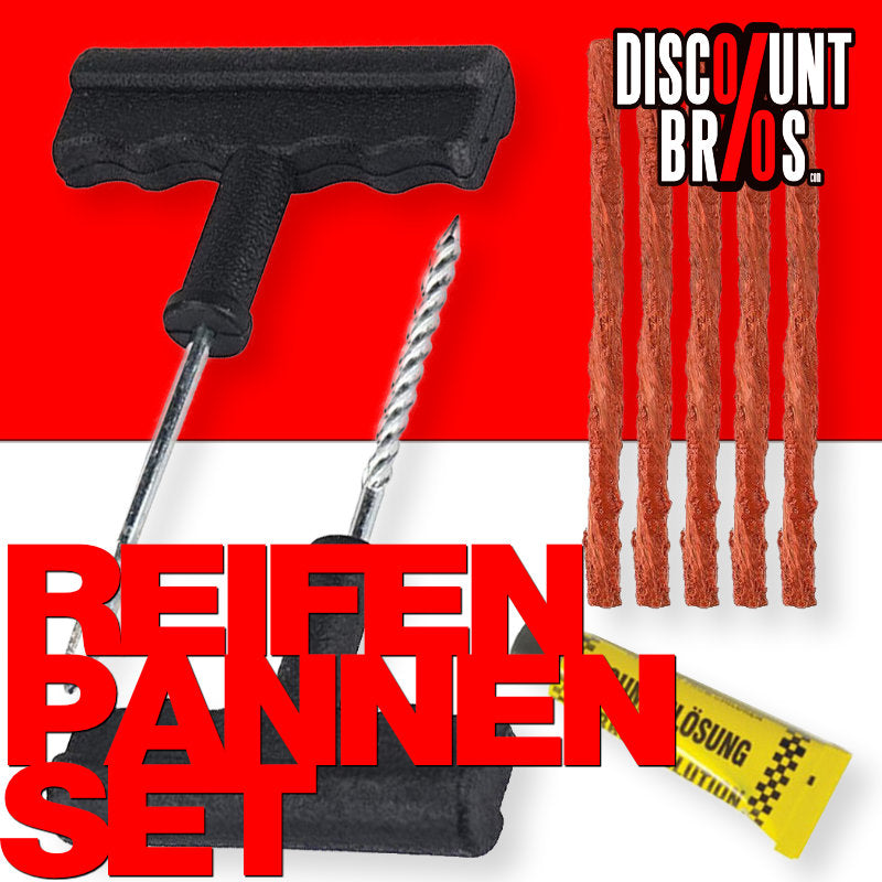 VERK Reifenreparaturset für schlauchlose Reifen, 8-teilig