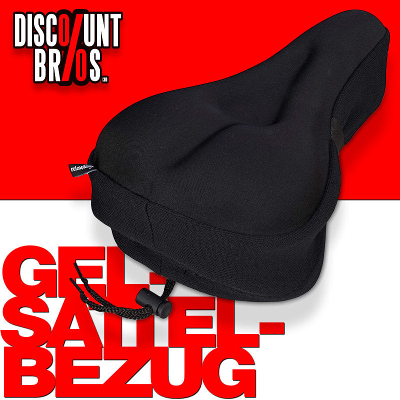 Velo Fahrrad Gel Sattelbezug Polsterbezug für Fahrradsattel Schwarz