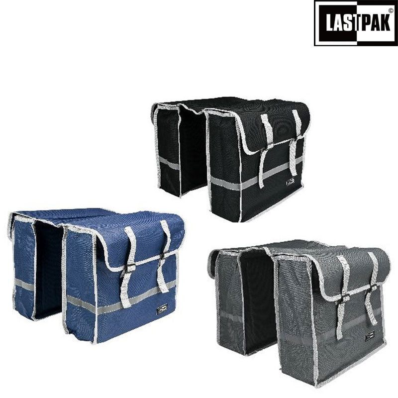 Velo- Fahrrad- DOPPEL- GEPÄCKTASCHEN Fahrradtasche für Gepäckträger 2×12l