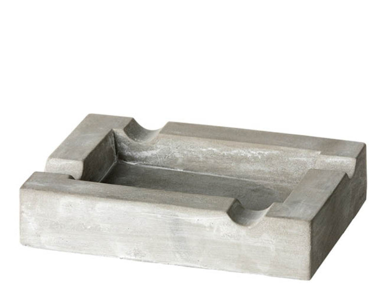 Aschenbecher ZIGARREN-ASCHENBECHER aus Beton mit 4 Ablagen Ø15×12cm