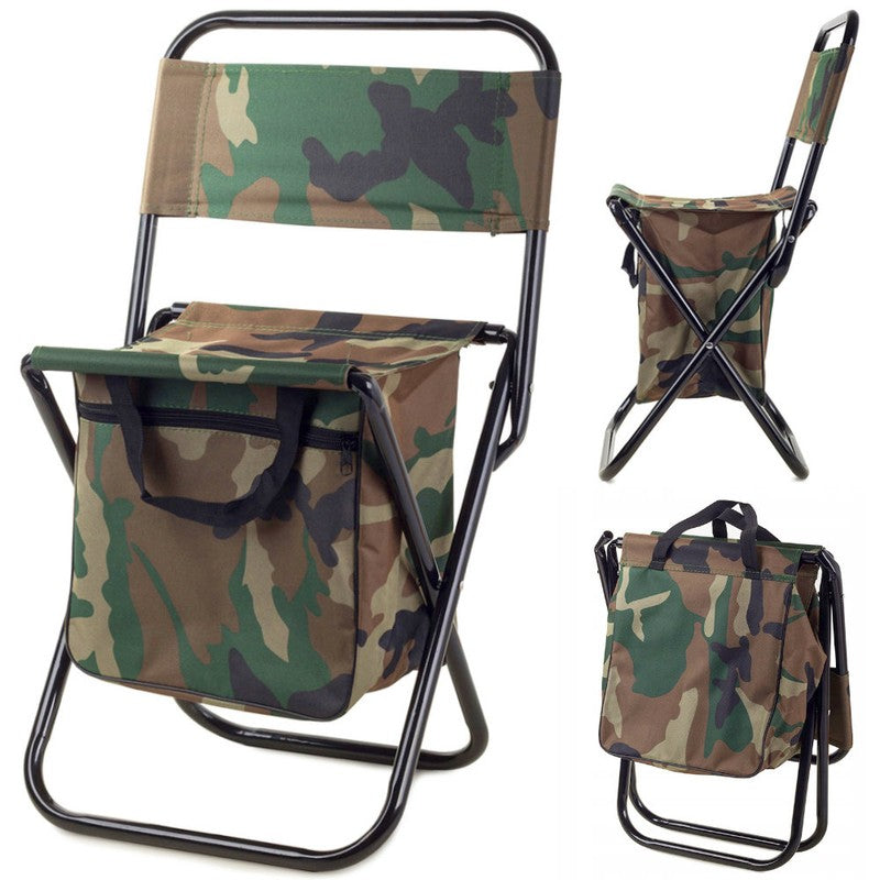 Kleiner Angelstuhl KLAPP HOCKER Klappstuhl Falthocker Campinghocker Campingstuhl TARNFARBEN