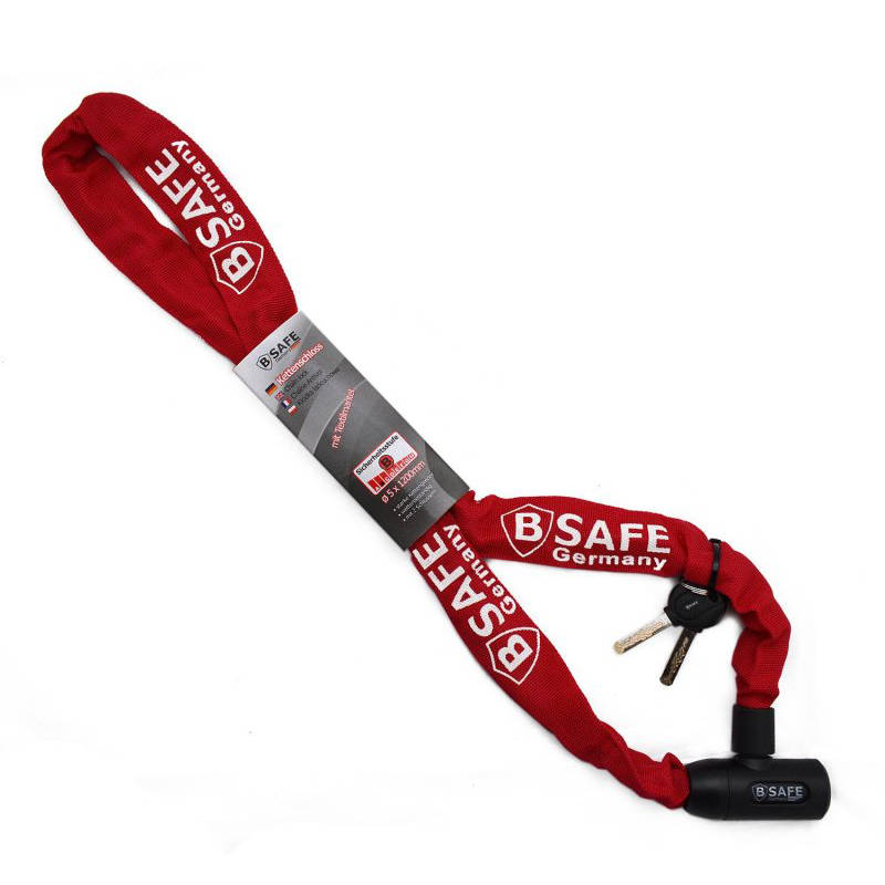 Mofa- Motorrad- Veloschloss KETTENSCHLOSS 5 × 120cm von B-SAFE