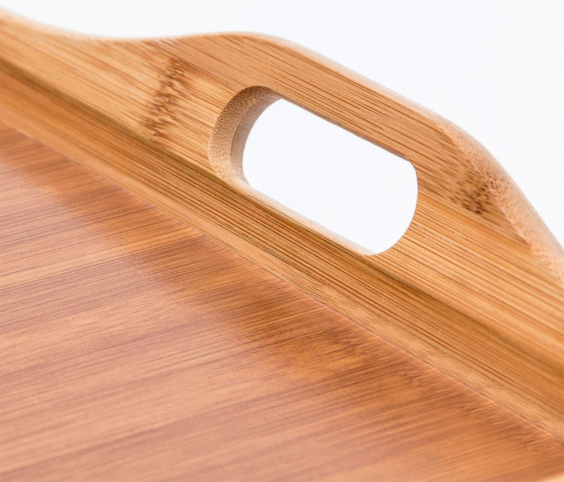 BETT-TABLETT Betttablett klappbares Tablett aus Bambus lackiert