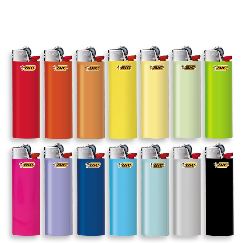 50 Stk. BIC® Einwegfeuerzeuge MAXI FEUERZEUG farbig