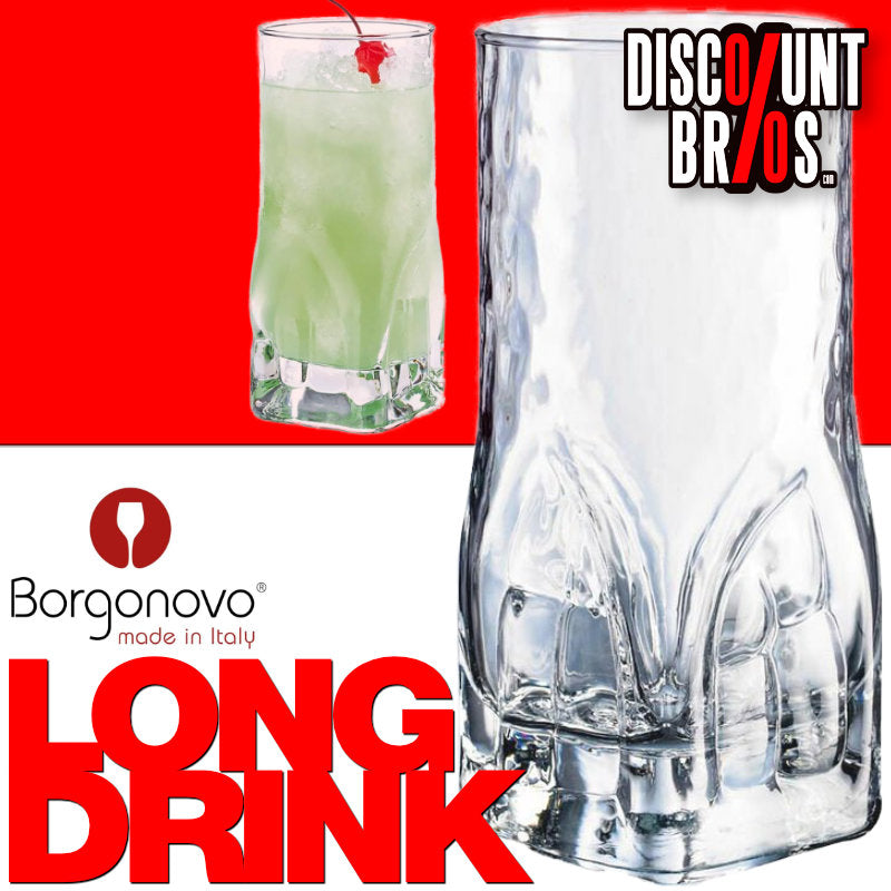 Borgonovo Frosty Longdrinkglas 470 ml, einzeln oder im 4er-Set