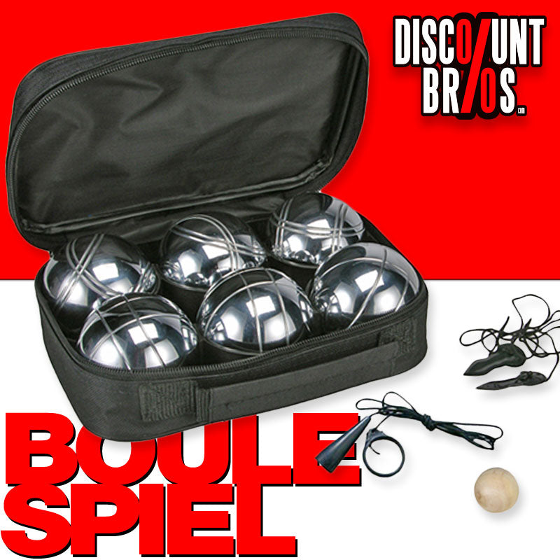 BOCCIA Pétanque BOULE SPIEL mit 6 Kugeln im Set