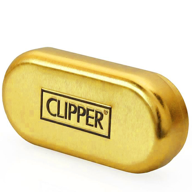 Clipper® METALL FEUERZEUG Mehrwegfeuerzeug GOLD