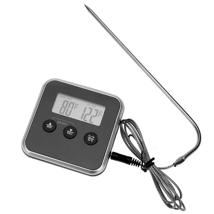 Digitales BRATEN-THERMOMETER Backofen- Grill- Fleisch- Thermometer