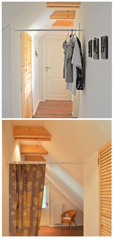 Teleskop Duschstange DUSCHVORHANGSTANGE Vorhangstange 140-260cm