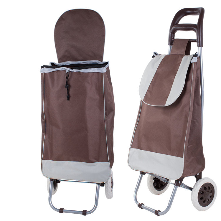 Einkaufstrolley EINKAUFSWAGEN Einkaufsroller Transportroller BRAUN