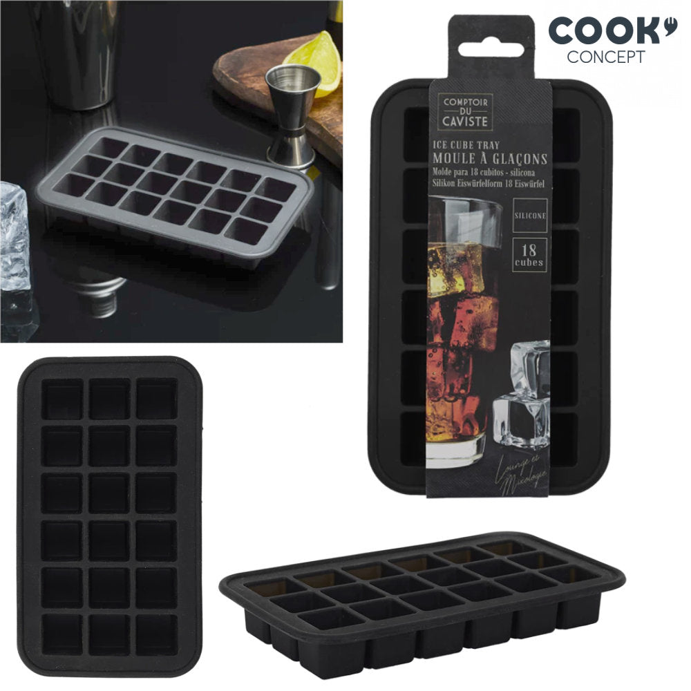 COOK CONCEPT Silikon EISWÜRFELFORM CUBE 2,5cm auch geeignet als Backform und Pralinéform