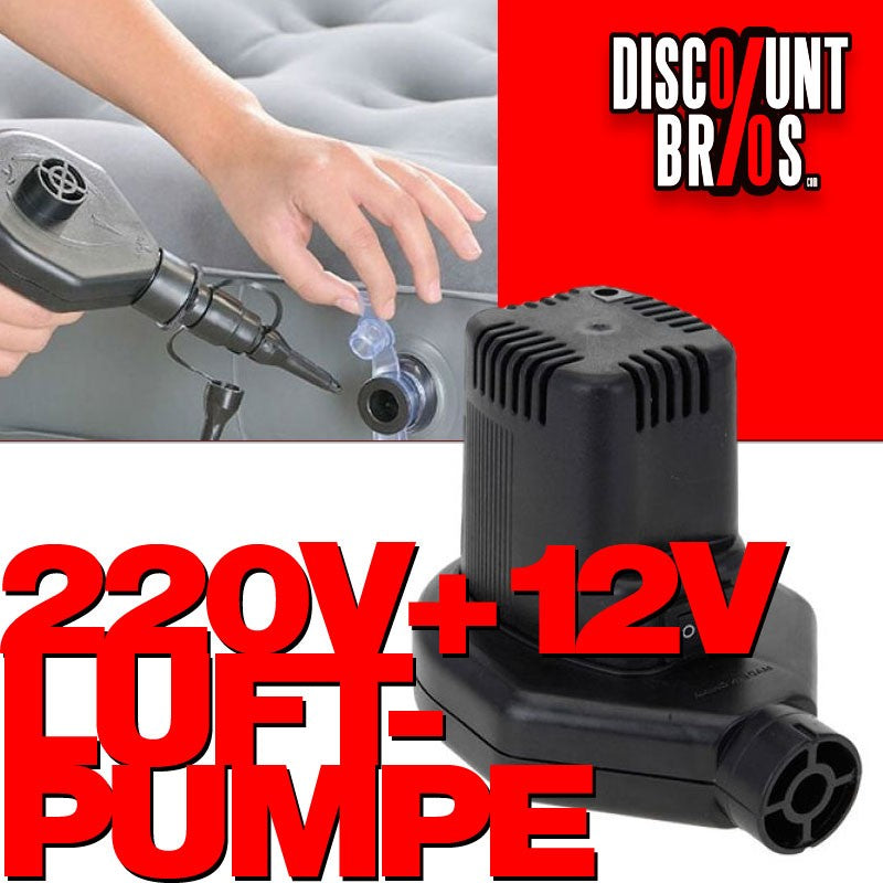 Elektrische PUMPE Luftpumpe 12V + 220V
