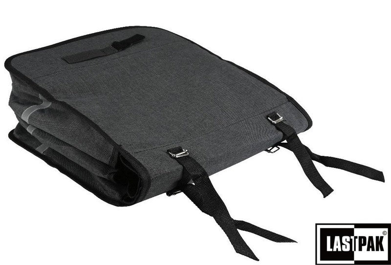 LASTPAK Velo- Fahrrad- DOPPEL- GEPÄCKTASCHEN Canvas Fahrradtasche für Gepäckträger 35l BLAU