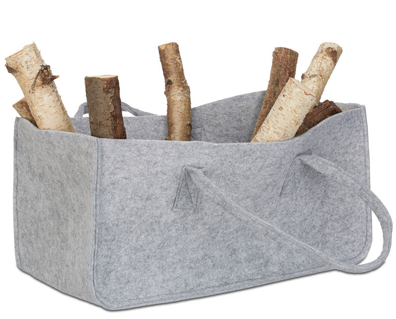 Tragetasche Filztasche Tasche für Kaminholz aus Filz 50 × 25 × 25 cm
