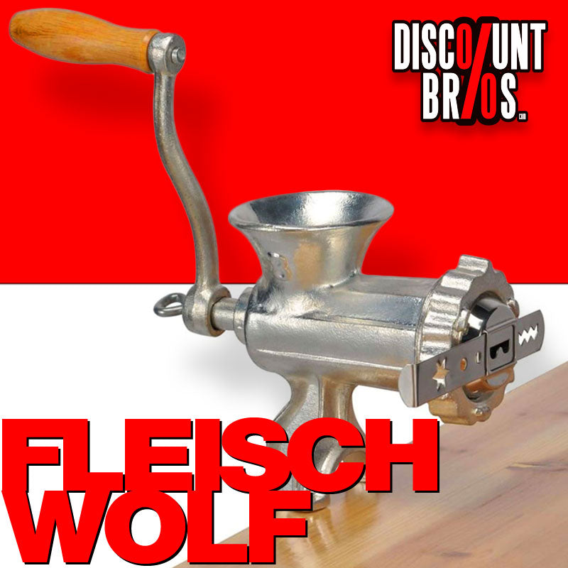 FLEISCHWOLF Grösse 8 mit Spritzgebäckvorsatz