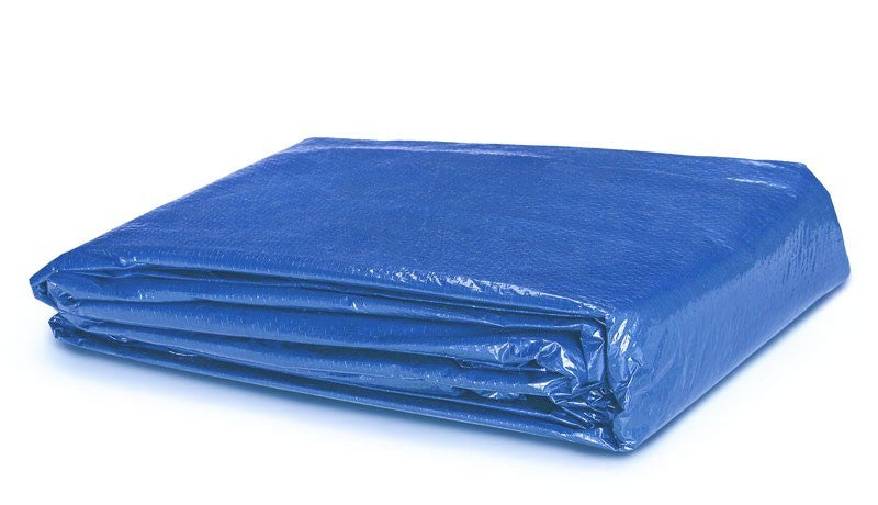 xxg/m² Gewebeplane ABDECKPLANE Blache Plane mit Ösen 6×4m BLAU
