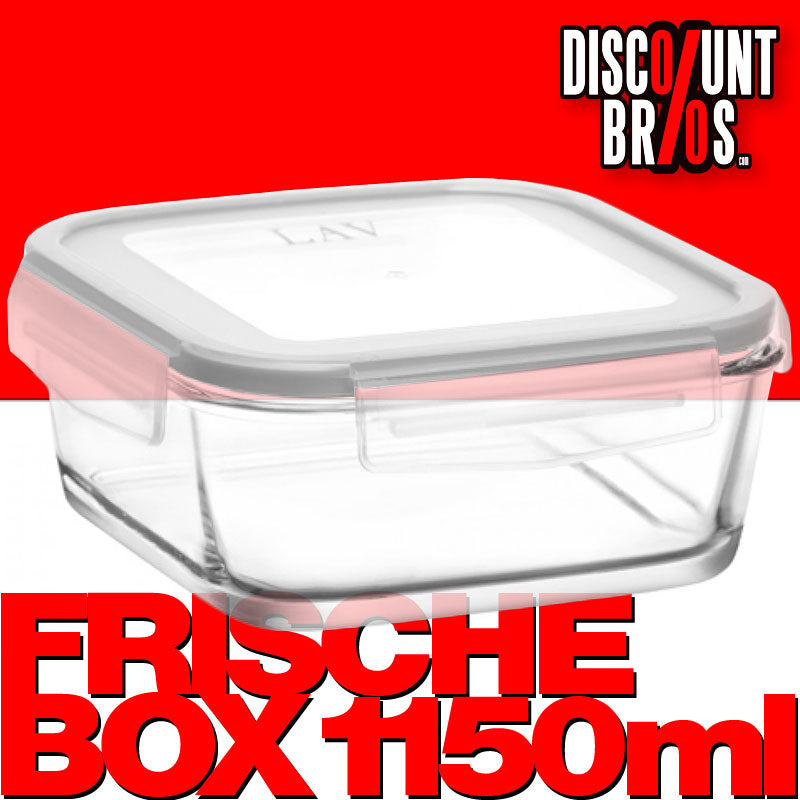 1150ml QUADRATISCHE Glas Frischhaltedose PREMIUM VORRATSDOSE Aufbewahrungsbox Frische Box