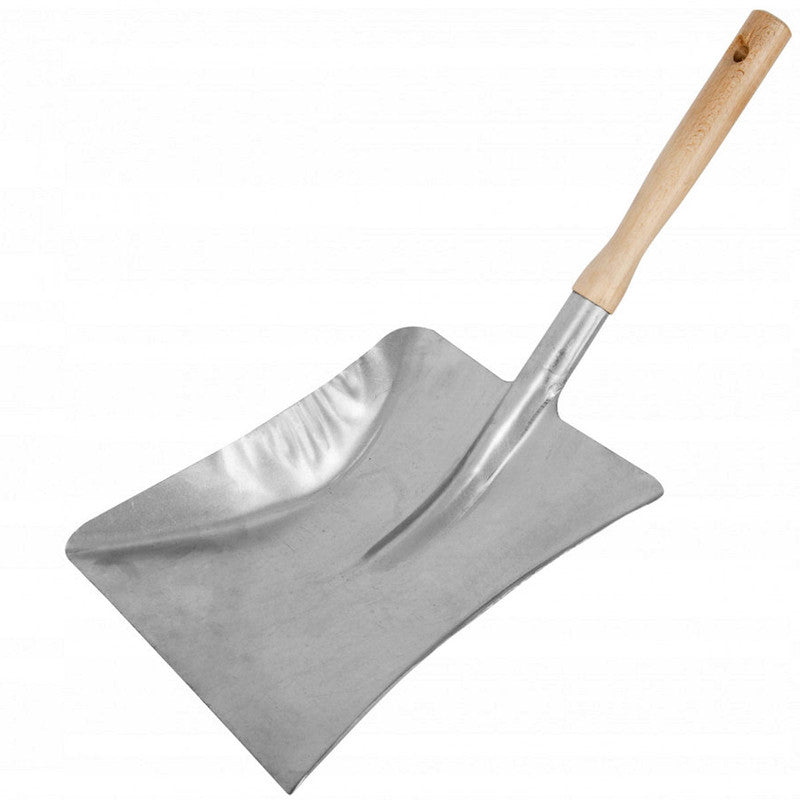 Schaufel KEHRSCHAUFEL Metallschaufel mit Holzstiel