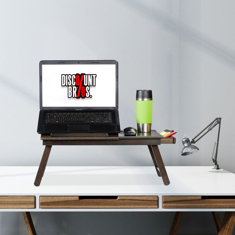 Bett-Tisch Laptoptisch Betttablett Braun