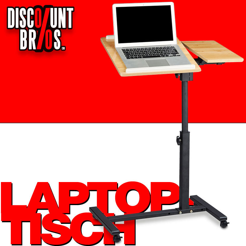 Mobiler Beistelltisch LAPTOPTISCH II Stehtisch Stehpult Notebooktisch EICHE