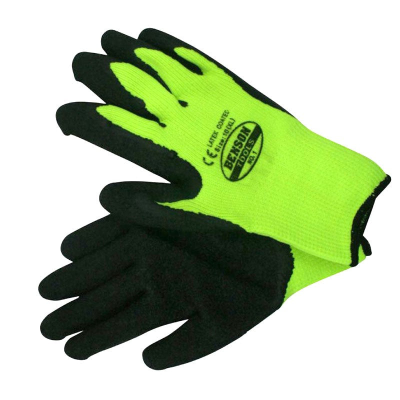 Arbeitshandschuhe HANDSCHUHE Latex beschichtet Riggerhandschuhe GRÜN Gr. 10 XL