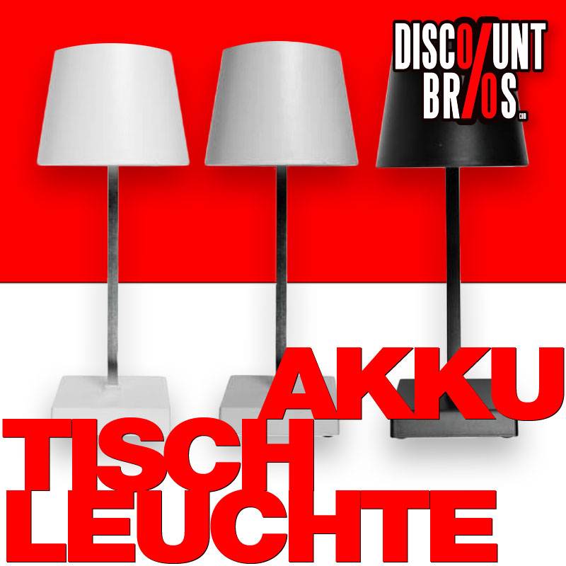 Tischleuchte LED AKKU TISCHLAMPE dimmbar