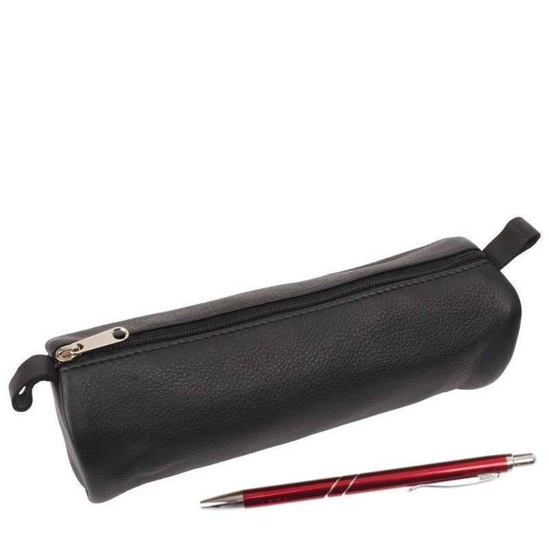 Stiftemäppchen ETUI aus schwarzem Leder