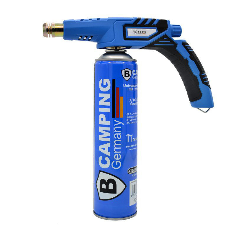 B-TOOLS Gasbrenner Lötbrenner Lötpistole Lötlampe für Schraubventil-Gaskartuschen