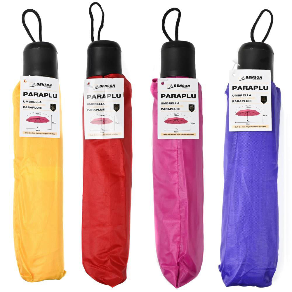 Mini Taschenregenschirm in Leuchtfarben Ø 87 cm