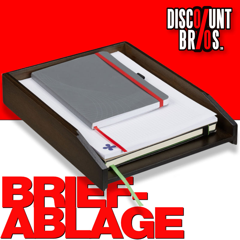 Dokumentenablage Papierablage BRIEFABLAGE Bambus BRAUN