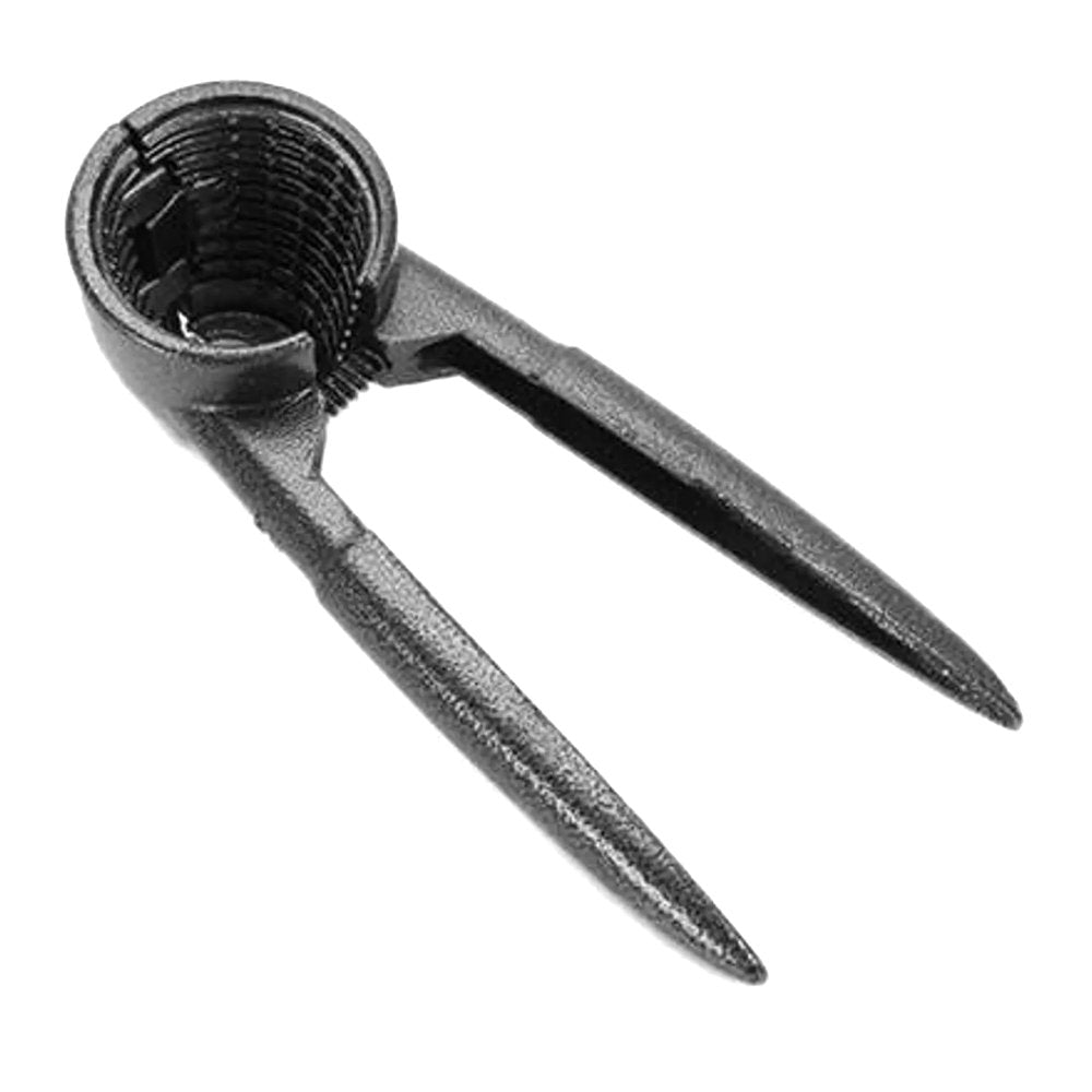 Aluguss NUSSKNACKER und Flaschennöffner Hammerschlag Dunkelgrau