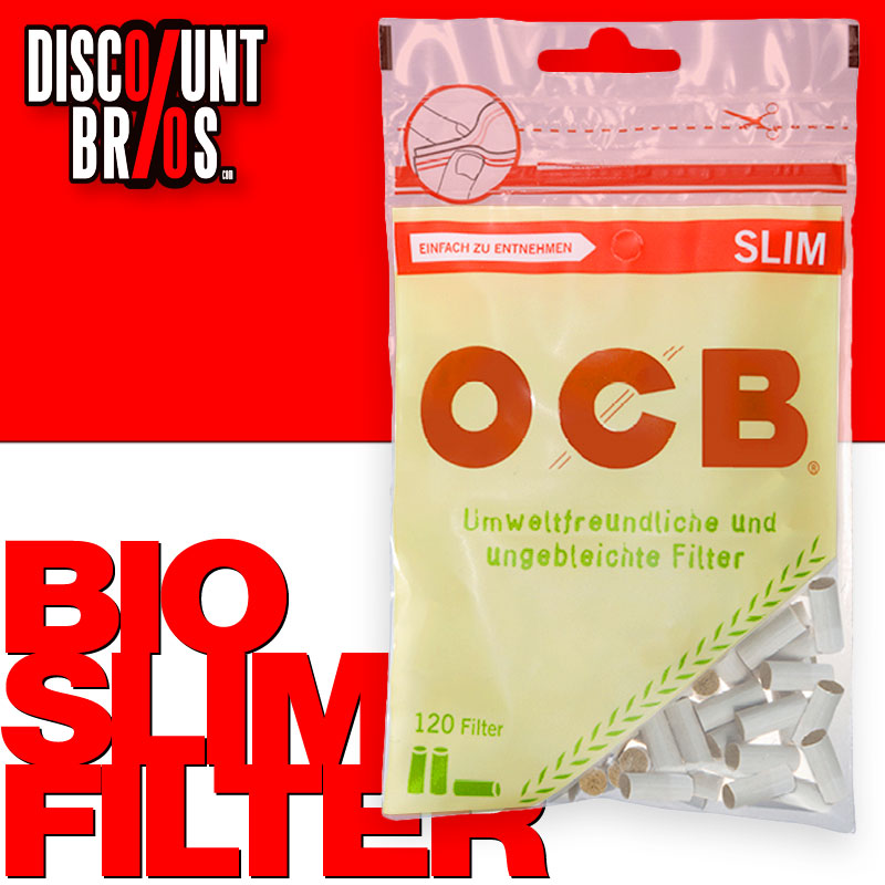 120 Stk. OCB BIO Filter Tips SLIM