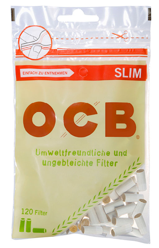 120 Stk. OCB BIO Filter Tips SLIM