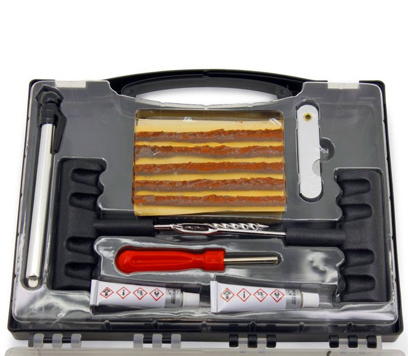 Autoreifen Reparatur REIFEN PANNEN SET Reifenreparatur Pneu Flicken KFZ Auto 28tlg.