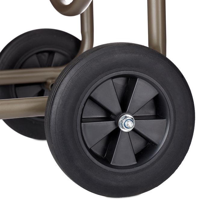 Vollgummirad am Relaxdays Schlauchwagen XL