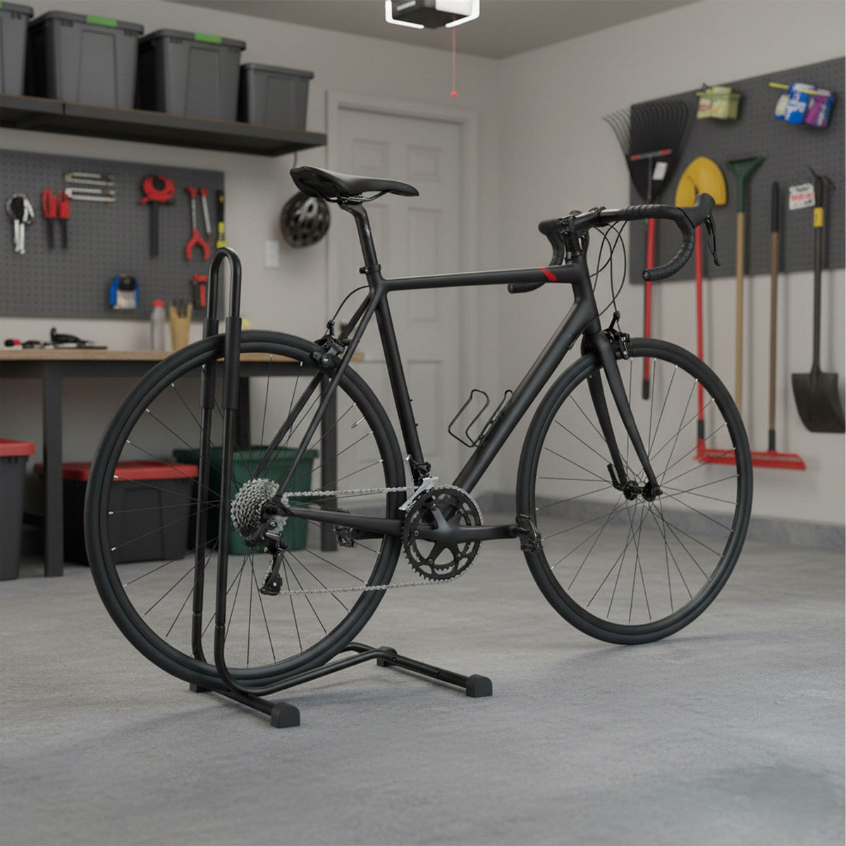 Relaxdays Fahrradständer schwarz für 1 Velo, Herstelleransicht 2