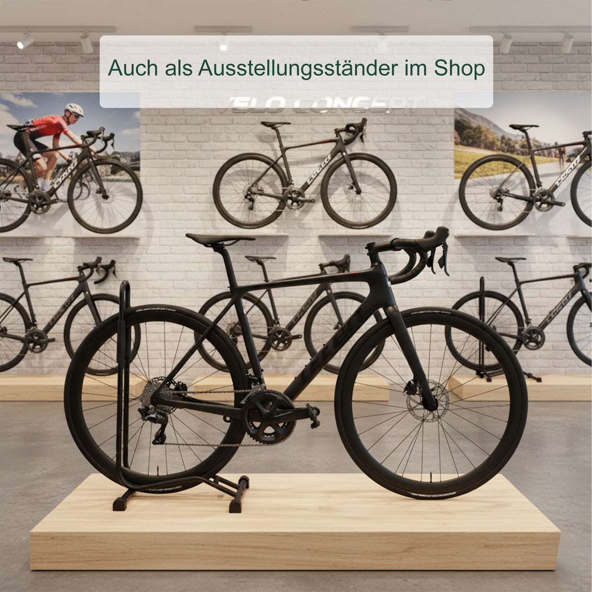 Relaxdays Fahrradständer schwarz für 1 Velo, Herstelleransicht 5