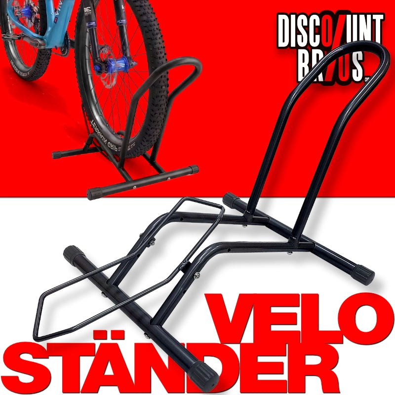 Relaxdays Fahrrad-Bodenständer für 16 bis 29 Zoll, bis 9 cm Reifenbreite