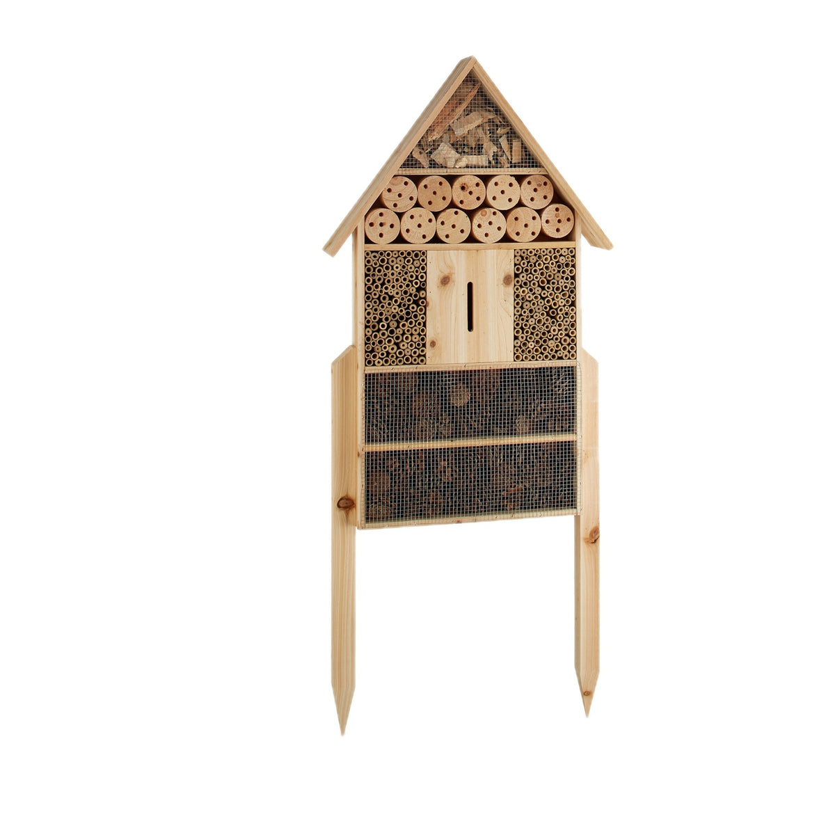 Lieferumfang des Relaxdays Insektenhotels natur XL